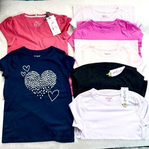 Joules and Cat & Jack Girls' T-Shirt Bundle